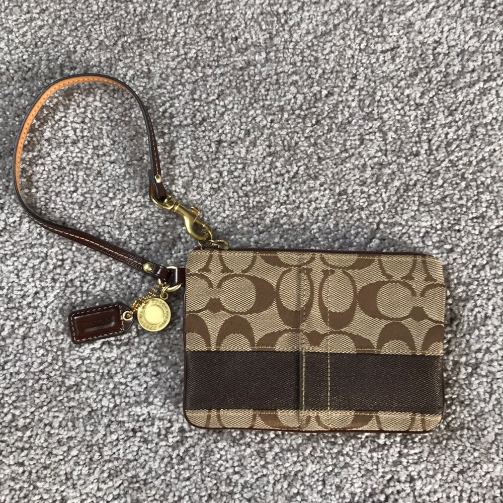 Coach wristlet.